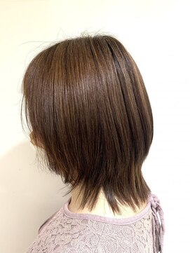 アズール 草加(azule) ツヤ  透明感カラー  ミディアムレイヤー