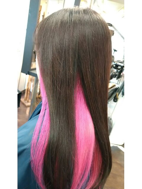 髪質改善×インナーカラー(ピンク)【艶髪・美髪】