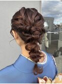 【編み下ろしヘアセット】