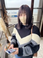 ラクレ(d.la cle)&nbsp;ラベンダーグレージュと切りっぱロブ【ラクレ/西大分】