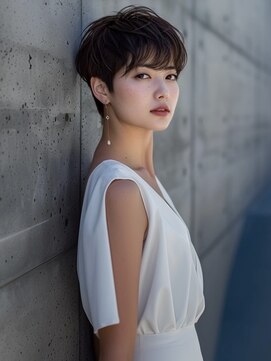 アルトリスト(Altruist Aging×HAIR&SPA) ☆イメチェンピンクベージュアンブレラカラー前髪クールショート