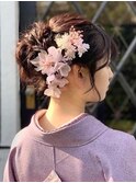 アップスタイルヘアセット