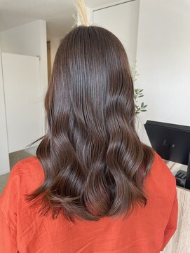 ラナ(Lana) 【Lana】艶巻きアイスベージュ　艶髪　髪質改善カラー