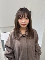 ローレンジウ(LOREN JU)&nbsp;透明感髪質改善ベージュダブルカラーミルクティーグレージュ