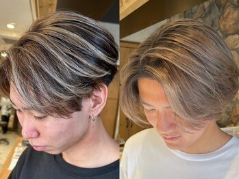 ラック(LUCK)の写真/trendのメンズパーマはお任せ*ニュアンス/波巻き/ツイスト/ダウンパーマで朝のセットも楽に[船橋/ブリーチ]