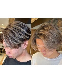 trendのメンズパーマはお任せ*ニュアンス/波巻き/ツイスト/ダウンパーマで朝のセットも楽に[船橋/ブリーチ]