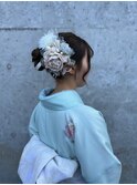 華やかアップスタイル