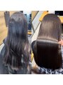 ユアーズヘア 神楽坂店(youres hair)&nbsp;独自の薬剤、処理剤でダメージレスでツヤツヤに♪