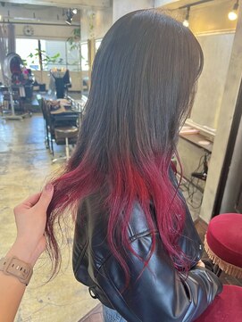 アンリ(Henri) 【かしむら】ブリーチ/ブリーチカラー/ケアブリーチ/暖色カラー