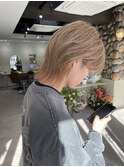 ウルフカットとミルクティー