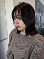 フィル 横浜(fil) 顔まわりレイヤーボブ_ナチュラルブラウン