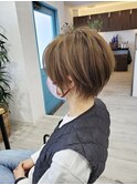 大人美人小顔カット×ナチュラル丸みボブ30代40代50代60代