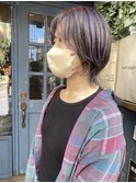 magiyhair【nico】ウルフショート　ブリーチ　バイオレット