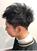 『メンズ』無造作パーマでこなれ感UP！