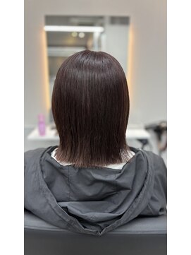 セカンズ(222) [222豊田]髪質改善ストレート×カット×艶カラー