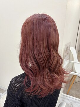 ルピナス(Lupine.) 【Haruna】☆bleachなしWカラー☆チェリーピンク