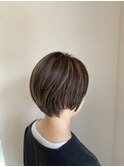 透明感ハイライトショート！