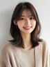 【人気NO2メニュー】骨格カット＋透明感カラー（ヒアルロン酸使用）￥9,900