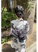 浴衣着付け、ヘアアレンジ／カチモリヘア
