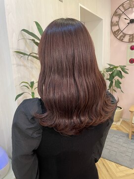 ルーム 郡山店(ROOM) ブリーチなし♪ピンクラベンダー×髪質改善カラー◎