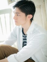 モッズ ヘア 福岡姪浜店(mod's hair)&nbsp;mod's姪浜/ダークアッシュブラック七三分けジェントルショートj