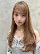 ロンドネートゥル 新潟(Lond naitre)&nbsp;新潟／髪質改善／ミディアムレイヤーカット／ダークアッシュ