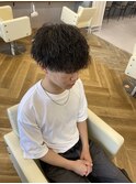 ツイストスパイラル縦落ちパーマ