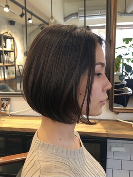 アンサ 小倉店(ANSA) 丸み美人ショートボブ