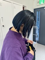 ベシック(VECHIC)&nbsp;切りっぱなし×ネイビー