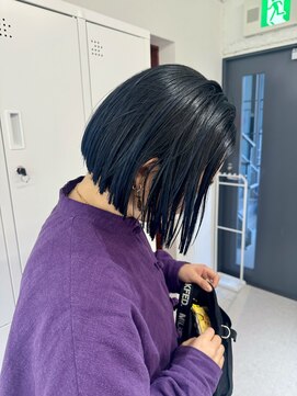 ベシック(VECHIC) 切りっぱなし×ネイビー