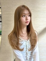 パルス ヨコハマ(PULSE yokohama)&nbsp;レイヤーボブハッシュカットヘーゼルベージュオリーブ髪質改善