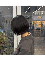 ニトバイアンキシム ボブ(nit by AHNKISM)&nbsp;大人っぽ切りっぱなしボブ♪