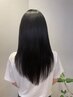 【前処理】カット + 縮毛矯正 + カラー+うるつやトリートメント