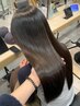 【ストレートメニュー】カット+美髪縮毛矯正<スタンダード>+髪質改善カラー