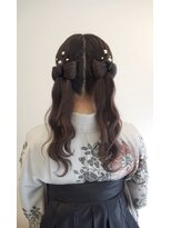 ワビ 本町店(wabi) 卒業式ヘアセット/袴着付け/卒業式/大阪ヘアセット/大阪着付け