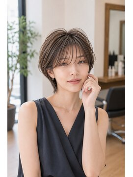バグズ(Baguz) 丸み美シルエット小顔ひし形ショートレイヤー