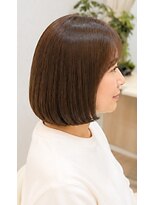 ヘアアトリエ ナイン(hair atelier nine)&nbsp;ダークパープル/ナチュラルショート/ミルクブラウン/夏/福島市