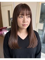 零秒女髪 千里丘店&nbsp;艶感重視のまとまりロングヘアスタイル髪質改善艶髪美髪