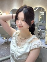 エンター 天神店(ENTER)&nbsp;結んでも可愛い顔まわりカット/黒髪/デザインカット