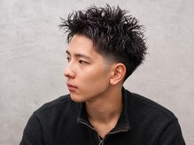 [stylist佐々木]男のスキンフェードスパイキーショート！