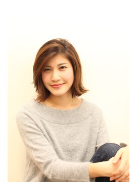 グリーンズ(Greens) かきあげバング×外ハネ/10代~40代まで人気/大人かわいい