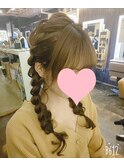 カジュアルあみこみツイン