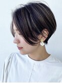 #ハンサムショート#コントラストハイライト