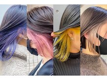 インナーカラー☆ちらりと見えるハイトーンで遊び心をくすぐる♪