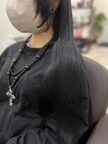 グランディールヘアデザイン(grandir hairdesign) プルエクステ黒髪ウルフ-TSUBAKI-