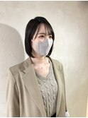 【 YUCCA 】大人可愛い20代30代40代ボブ・/グレージュ