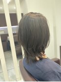 ミディアムレイヤースタイル