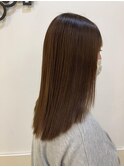 ツヤツヤ酸性ストレートヘア