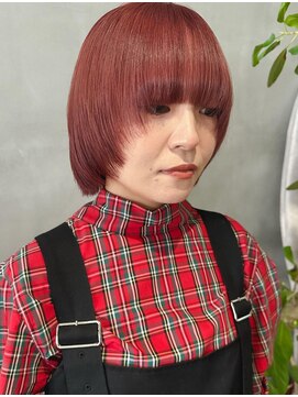 ハウ 心斎橋(how) ボブ/前髪/前髪カット/ショート/カラー/縮毛矯正/韓国/髪質改善