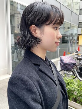 カフ(CAF) CAF照下 大阪 心斎橋 似合わせカット ボブパーマ 大阪パーマ